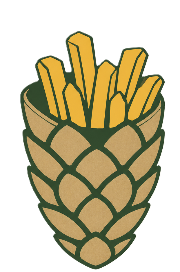 Fry Cone logo with an illustrated cone of fries